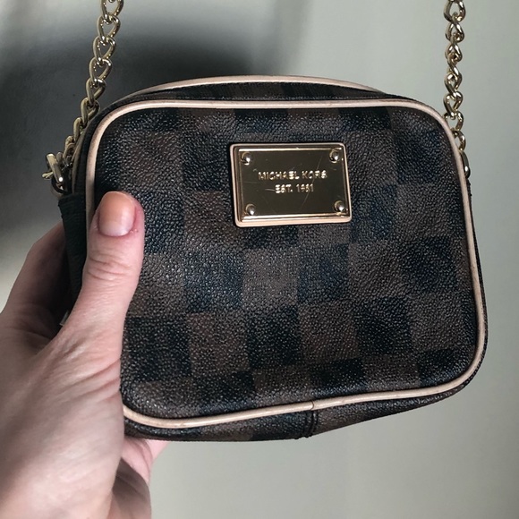 MICHAEL KORS small leather crossbody bag - Picture 1 of 7